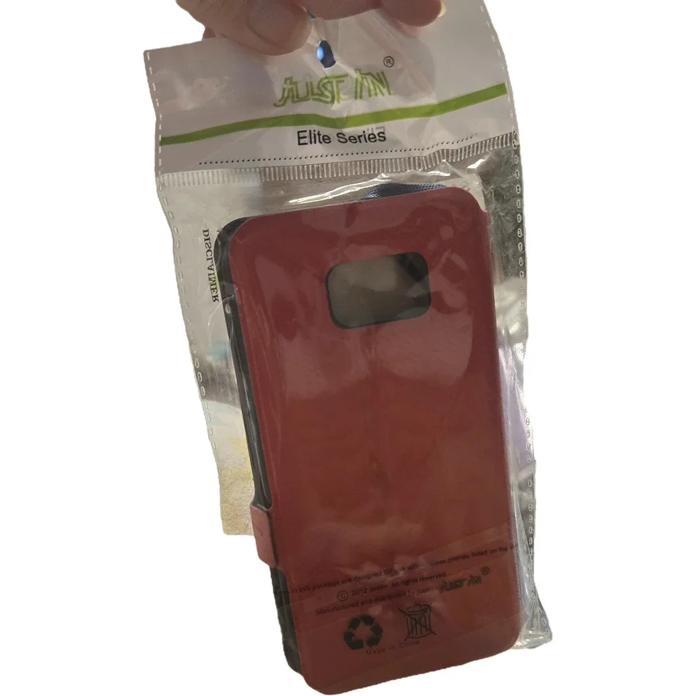 Red Faux-Leather Wallet Case for Samsung Galaxy S6 Just In NIB